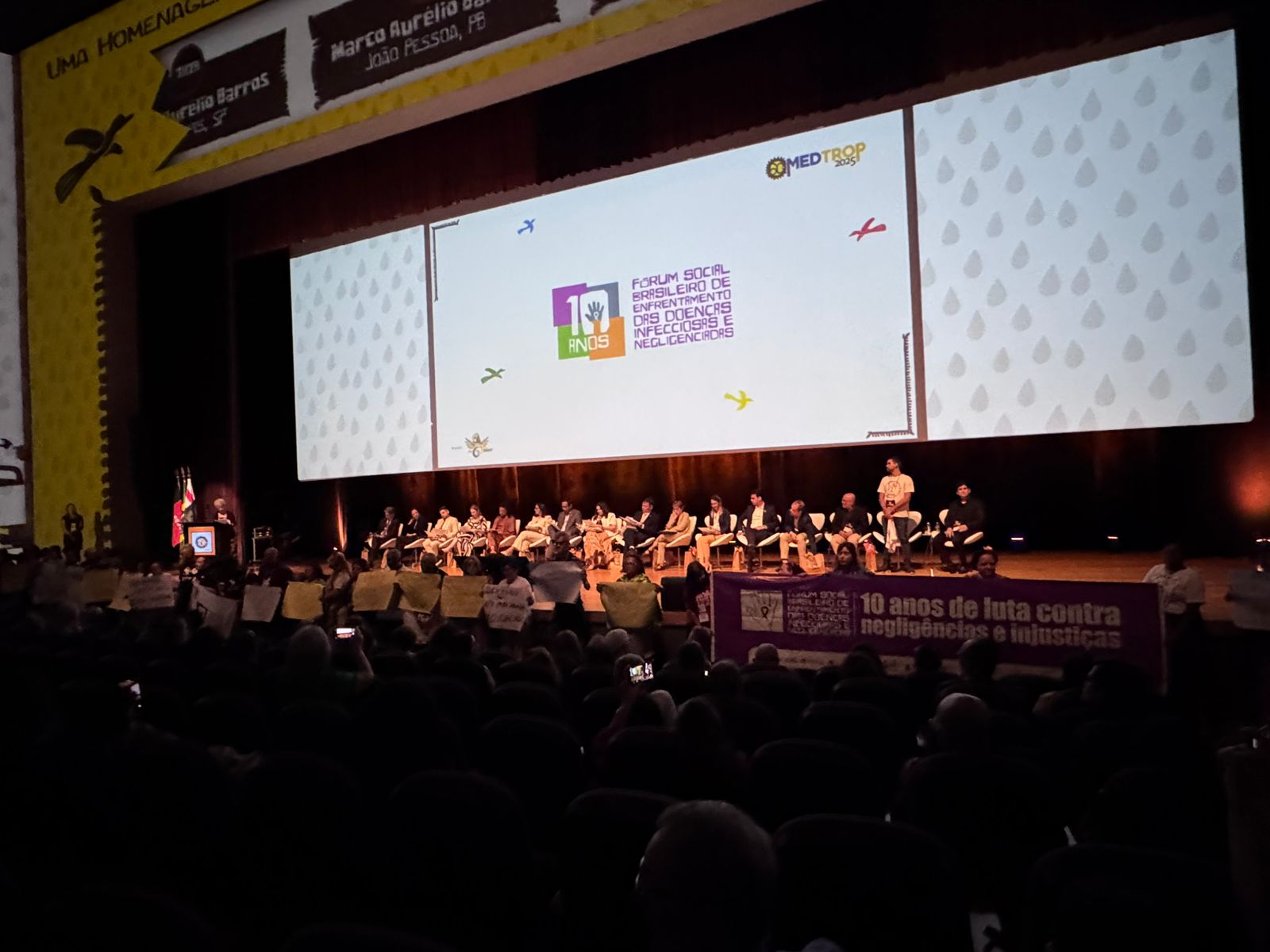 🌎 Movimento Nacional das Doenças Negligenciadas marca presença na abertura do Congresso de Medicina Tropical 2 WhatsApp Image 2025 11 03 at 14.47.44